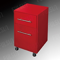Steel Cabinet with Drawer and Casters