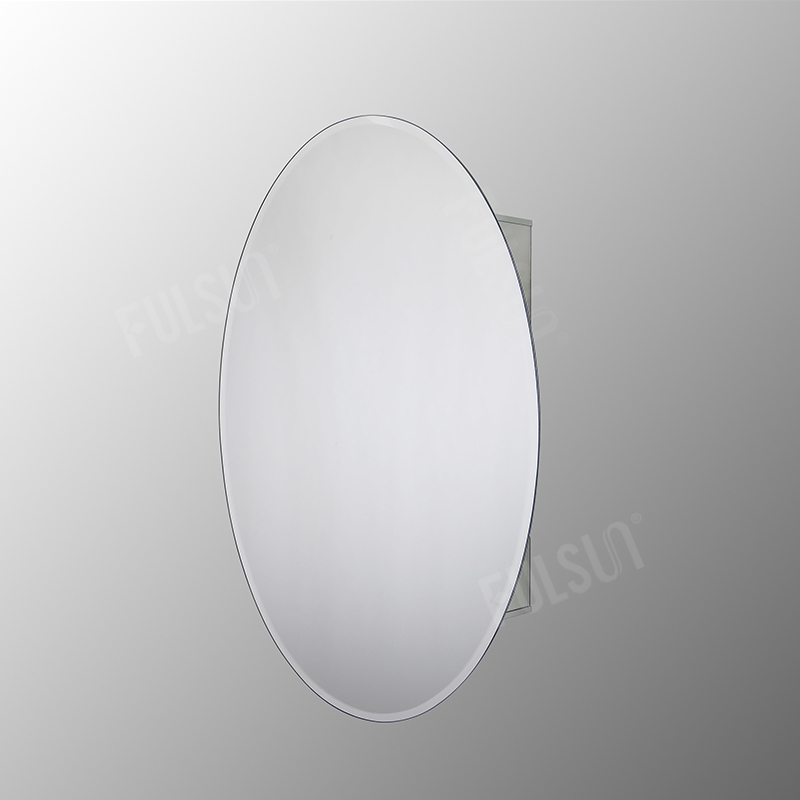Aluminum Bathroom Cabinet with Magnified Mirror