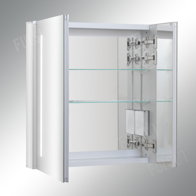 Multi-Function Aluminum Mirror Cabinet